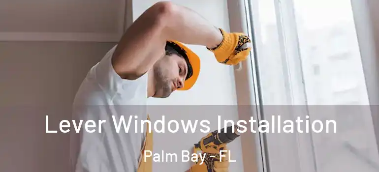 Lever Windows Installation Palm Bay - FL